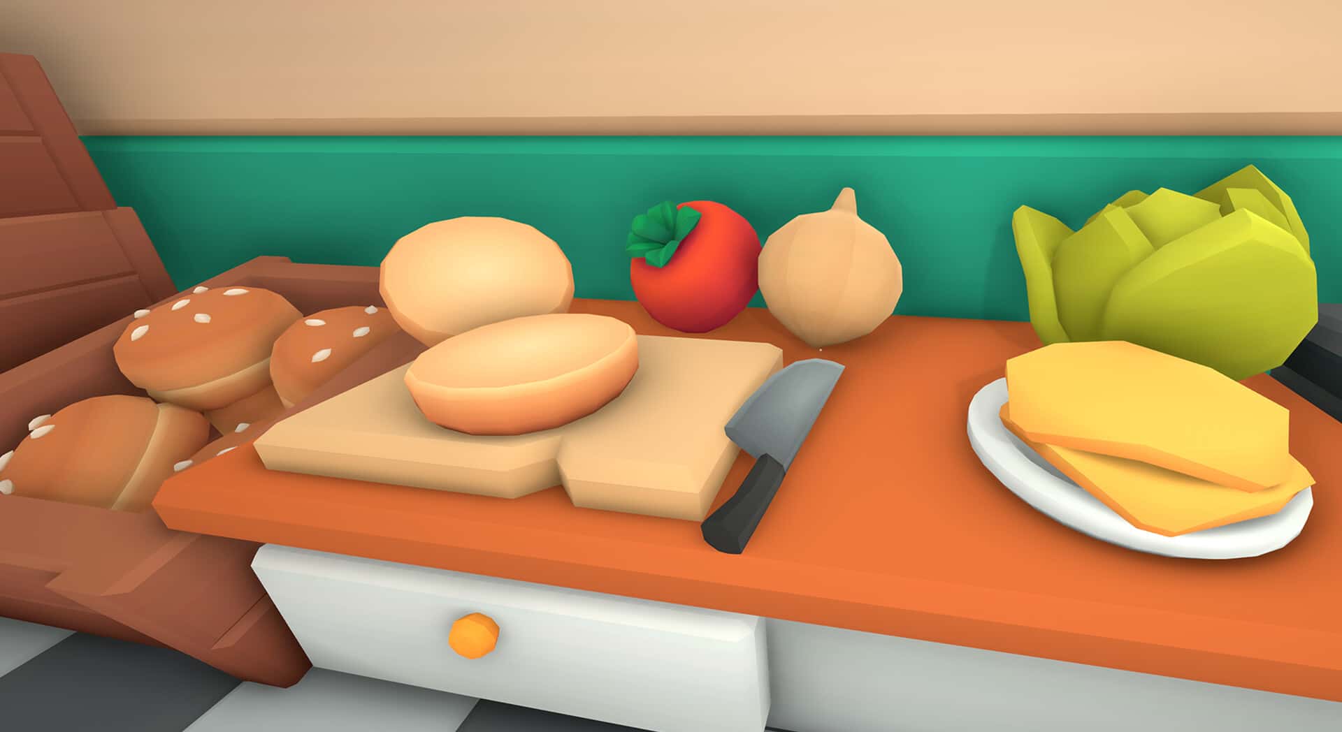 伯吉的温馨厨房 Burgies Cozy Kitchen 中文版插画